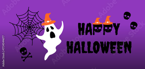 happy halloween day background.