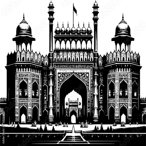 Magnificent Gate: A majestic structure of architectural grandeur, showcasing an intricately detailed monument that reflects the beauty of an iconic historic building.