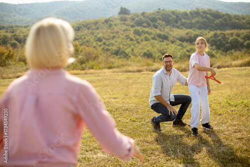 Family enjoys a fun afterno...