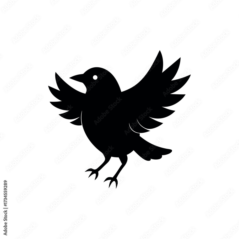 Obraz premium eagle silhouette vector