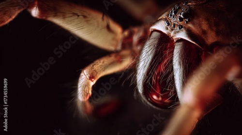 Wallpaper Mural Closeup arachnid face Torontodigital.ca