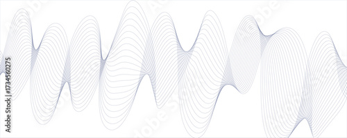 Creative abstract pink metalik wave texture or background. Curved smooth lines created by bend tool.Vector illustration. Twisted curve lines with Blend effect. Movements of triangles, geometric.