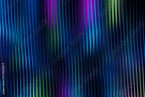 Illustration of abstract background with dark blue vertical lines and blurred motion effect