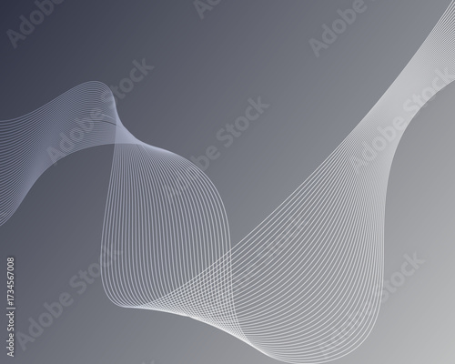 Abstract digital wavy line texture or pattern background with modern gradient flow