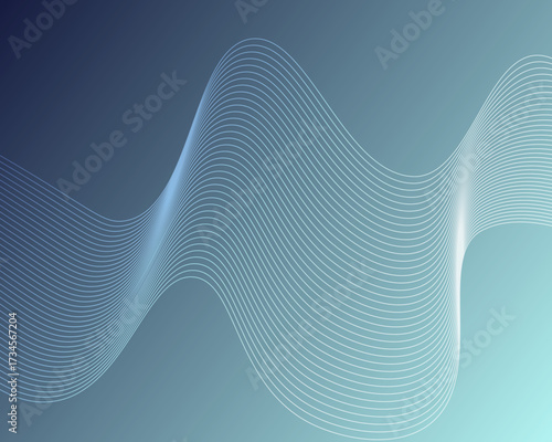 Abstract digital wavy line texture or pattern background with modern gradient flow