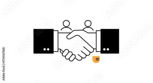Handshake Agreement Building Trust and Successful Business Partnerships