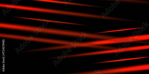 Abstract Red Light Streaks on Black Background. Suit for banner, web, brochure, pamflet, poster and presentation