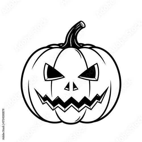 Halloween Pumpkin Carving Design