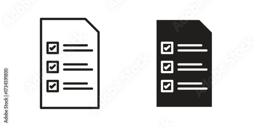 Quota icons in line stroke outline art and clip art