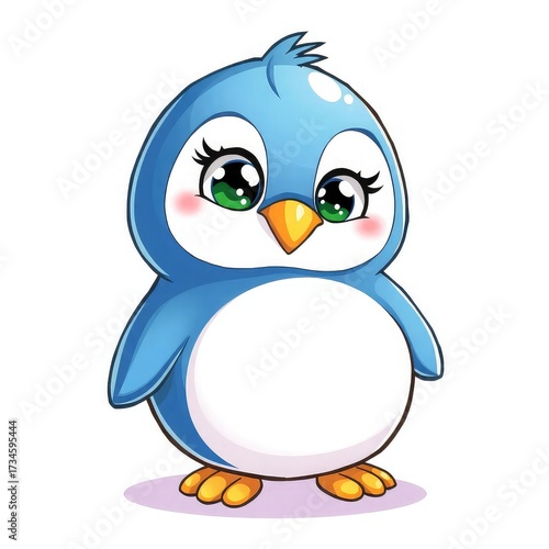 Penguin, Mythical Penguin Sorcerer Character Illustration