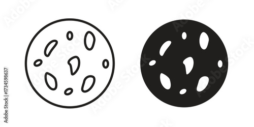 Leukemia icons in line stroke outline art and clip art