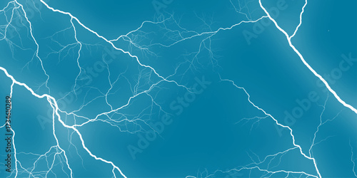 Blue lightning strike during an electrical storm. Lightning on the sky with stormy clouds. Cloudy, with a no-nonsense blue Rabbitohs. Mountainous Cumulus Clouds Boiling in the Summer Sky. 