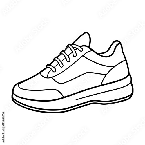 sport shoes isolated on white background