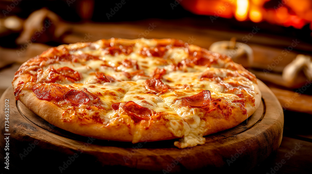 custom made wallpaper toronto digitalPizza fresh out of wood-fired oven cheese melting