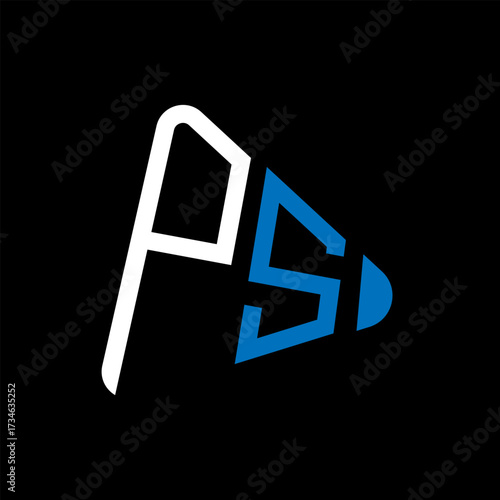 ps letter logo design. ps creative initials letter logo concept. ps letter design.
