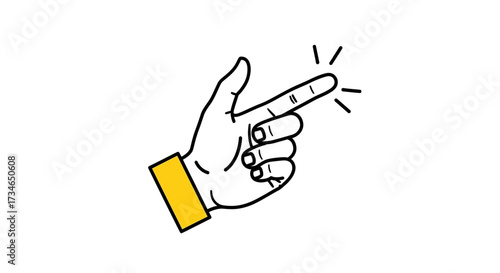 Vibrant illustration of a hand snapping fingers, symbolizing an 'aha' moment, instant idea, or a swift action, conveying speed, clarity, and rapid problem-solving