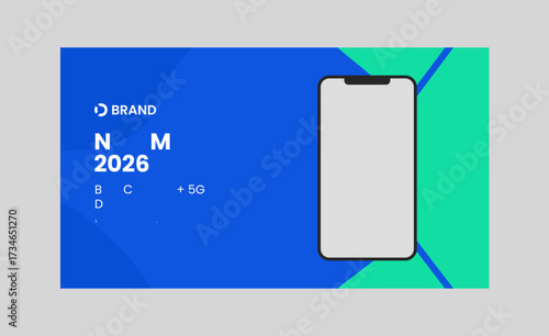 Technology YouTube Thumbnail Design Template. Mobile youtube thumbnail design