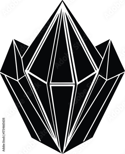 Black silhouette of a human figure in a powerful dynamic pose conveying energy isolated on transparent background