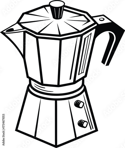 Collection of coffee bakery and kitchen icons isolated on transparent background