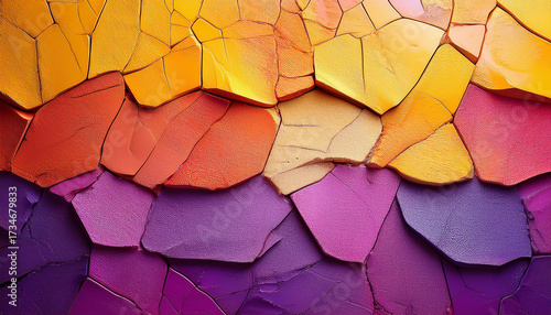 Yellow Pink Orange Violet Purple Textured Backround