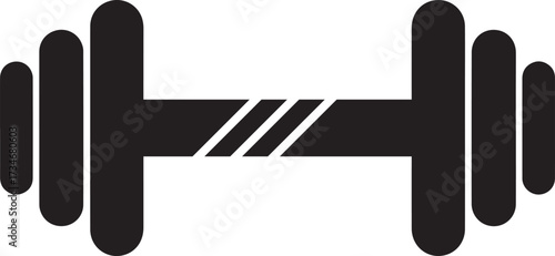 Gym dumbbell vector design and gym accessories iteam
