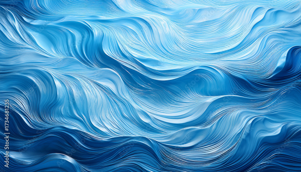 Fototapeta premium Abstract Light Blue Water Texture Background