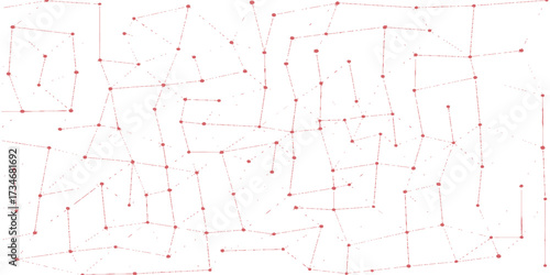 Red blood cells pattern vector illustration on a white background with a medical EKG heartbeat line chart design. heart, paper, electrocardiogram, business, cardiogram, pulse, cardio