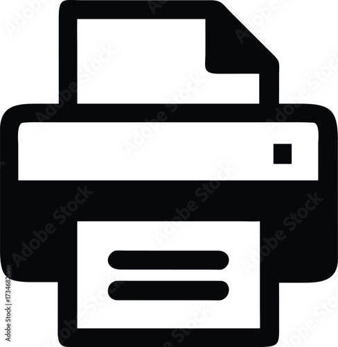 A modern office printer with a paper tray, ready for printing documents, reports, and photos in a home or business work environment.