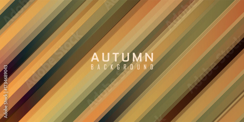 Bright and blurry autumn gradient colors for creative fall graphic designs. A bright abstract background with dynamic vertical and horizontal stripes. Vector illustration.