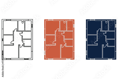 Vector art of detailed world map illustration, showcasing continents and landmasses, ideal for geographical studies, travel planning, and global representation