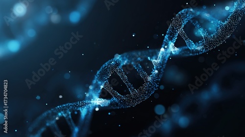   A detailed shot of a blue and black backdrop featuring a focal point in the center, surrounded by an out-of-focus depiction of the surrounding structure