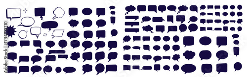 Set Hand drawn circle line sketch set. Vector circular scribble doodle round circles for message note mark design element. Pencil or pen graffiti bubble or ball draft illustration