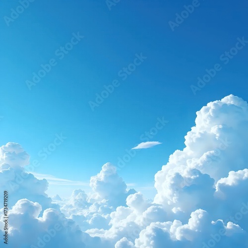 Wallpaper Mural A blue sky filled with lots of white clouds. Torontodigital.ca