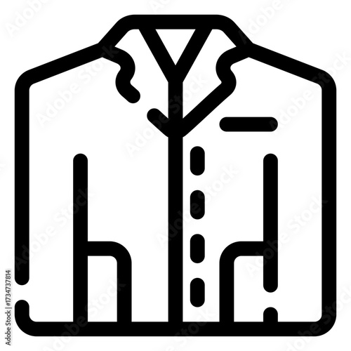 Lab coat icon