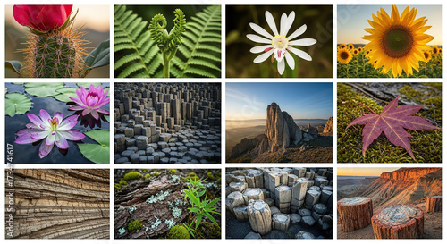 Nature Textures Patterns Leaves Flowers Moss Rocks