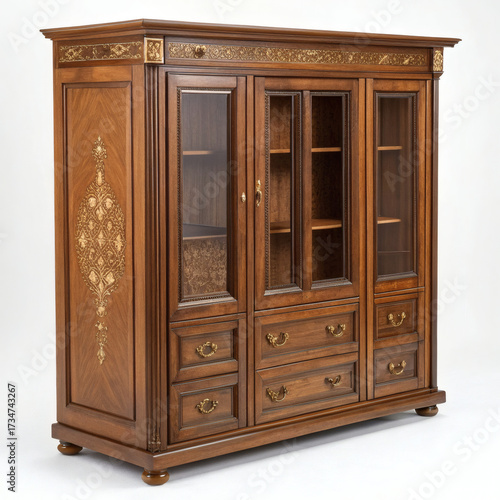 old wooden cabinet