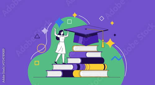 Achieving Educational Success: A Visual Metaphor of Knowledge and Achievement for Students