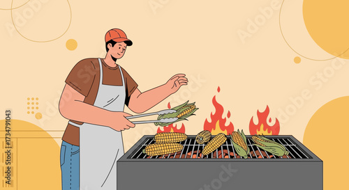 Barbecuing Fresh Corn on the Grill: A Summertime Feast Featuring the Culinary Arts