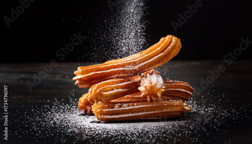 Churros Falling Sugar