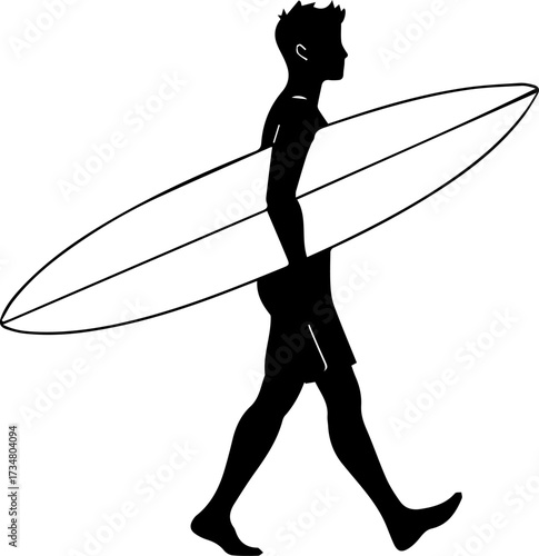 Ocean Lifestyle Flat Black Graphic

