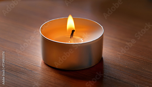 Battery Operated Tealight With A Flickering Effect