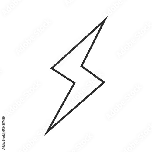 雷、稲妻、電気、電力、天気、天気予報のイラスト