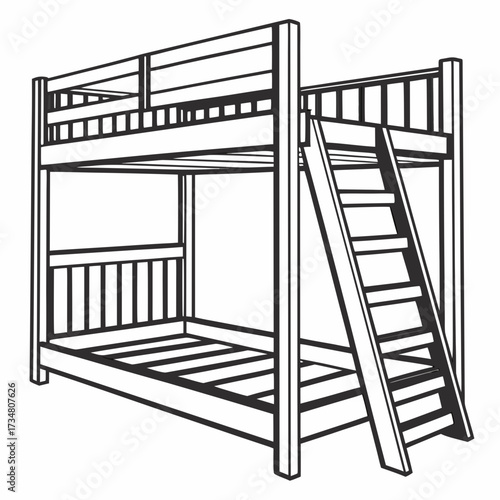 Passenger Bus Seat or Recliner Vector Illustration