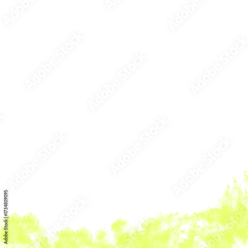 Yellow Smoke Bottom Border