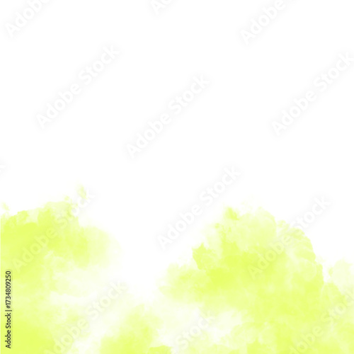 Yellow Smoke Bottom Border