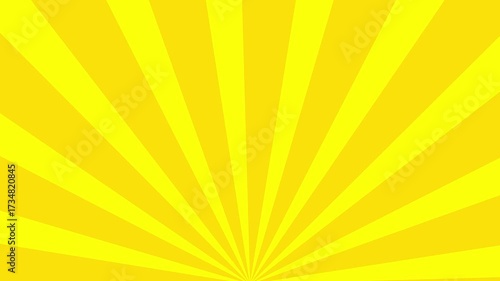 Wallpaper Mural Yellow Sun Rays Illustration Turbulent Rotation Background Torontodigital.ca