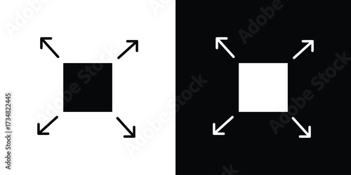 Large capacity icons. silhouette icons for ui designs