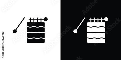 Handloom icons. silhouette icons for ui designs
