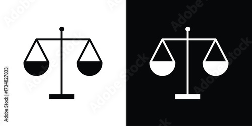 Economies of scale icons. silhouette icons for ui designs