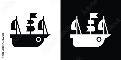 Caravel icons. silhouette icons for ui designs